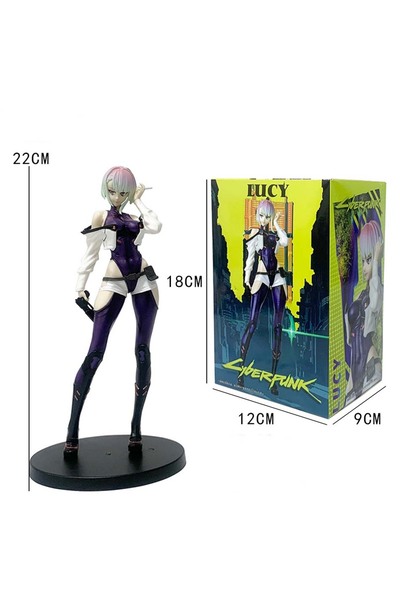 Choice 22CM Anime Game Cyberpunk: Edgerunners Lucy Figure Standing Anime Model Toy Gift Collection Acito...