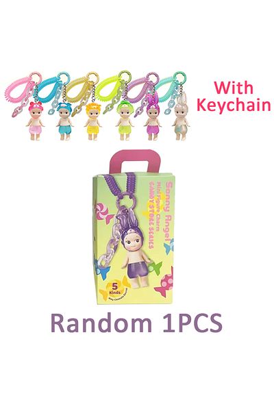 Choice C-1p Random-keychain 1/3/6/24pcs Sonny Angel Blind Box Hippers Dreaming Candy Store Series Figures O
