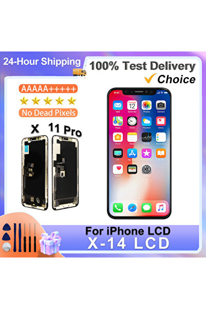 Choice9 شاشة عرض LCD مع مُحسِّن اللمس لأجهزة iPhone X و XR و XS Max و 11 و 11...
