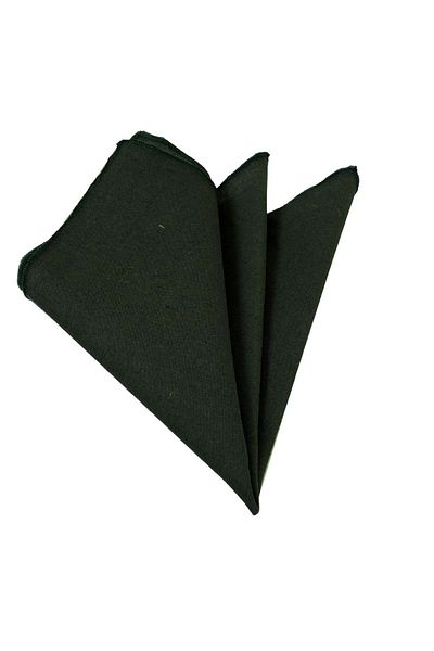 Exve Exclusive Batistă naturală pentru guler țesut cu in de culoare verde smarald