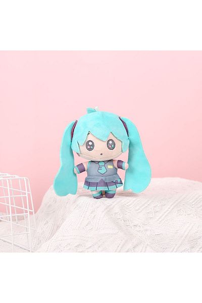 Choice New Hatsune Miku Plush Keychain 14cm Anime KAITO MEIKO Series Len Rin Cute Soft Stuffed Doll Key ...