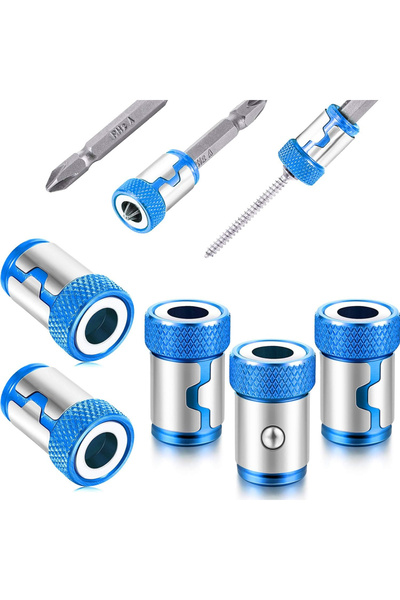choice2 5 Pcs Blue 5 Pcs Magnetic Screw Rings Magnetized Ring Screwdriver Bit...
