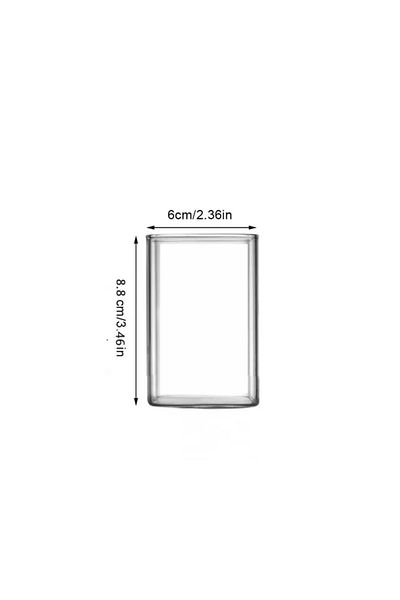 Choice glass-cup 250ml Square Simple Glass Cup Clear Cold Drink Juice Milk Glass Red Wine Beer Glass Coffee