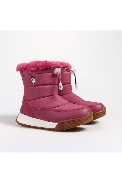 U.S. Polo Assn. Πόλο Ασν. Βροχερά ροζ παπούτσια εξωτερικού χώρου για κορίτσια
