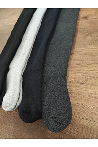 Leement socks Women's 4 Pairs Winter Thick Towel Knee Socks