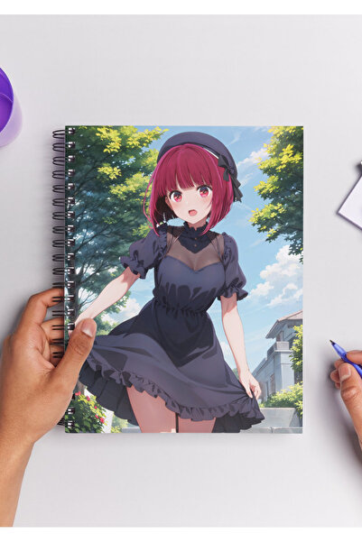 Home دفتر ملاحظات حلزوني من Oshi No Ko مقاس A5 (50 ورقة)