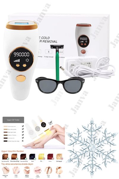 Janva Yeni Nesil Buz Lazer Ipl Epilasyon Cihazı 999.888 Atım