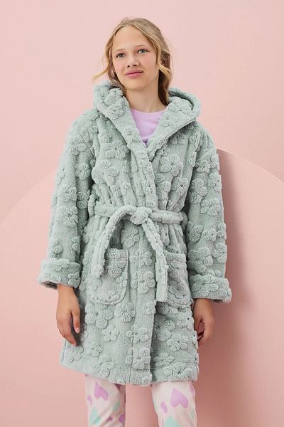 Next Baby Jacquard Fleece Dressing Gown