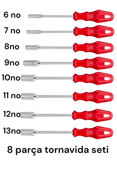SERA (LOKMA UÇLU TORNAVİDA)8 Parça Lokma Tornavida Seti (6-7-8-9-10-11-12-13 ...