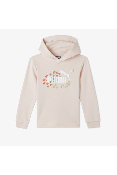 Puma Ess+ FC Детско розово худи