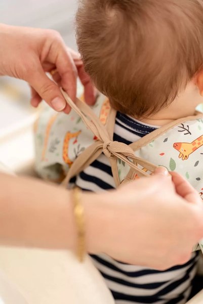 ANP MODA TASARIM Liquid Proof Giraffe Patterned Activity - Baby Bib
