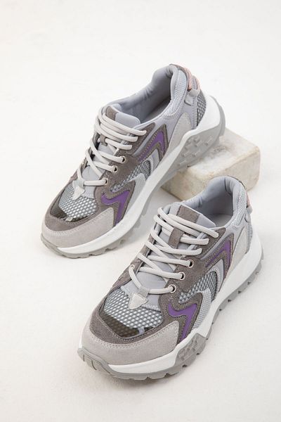 SOHO Grau-lila Damen-Sneaker 19909