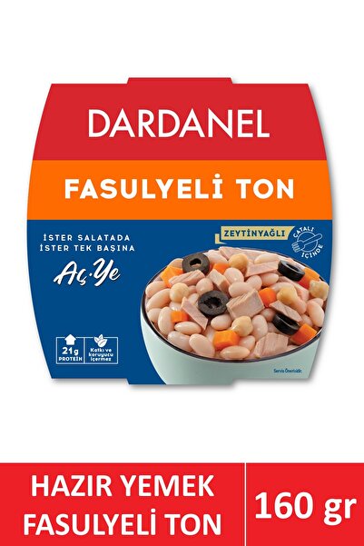 Dardanel Aç Ye Fasulyeli Ton Balığı 160 gr