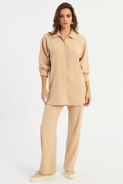 Cool & Sexy Women's Vanilla Top and Bottom Set Gç191