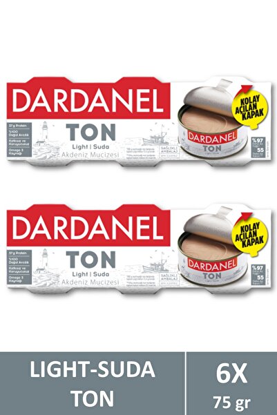 Dardanel Light Ton Balığı 3x75 gr X 2 Adet