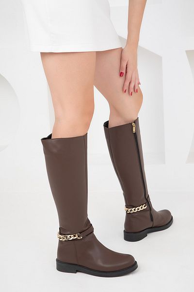 SOHO Brown Women's Boots 17521