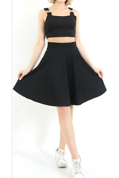 Lion Collection Large size flared skirt