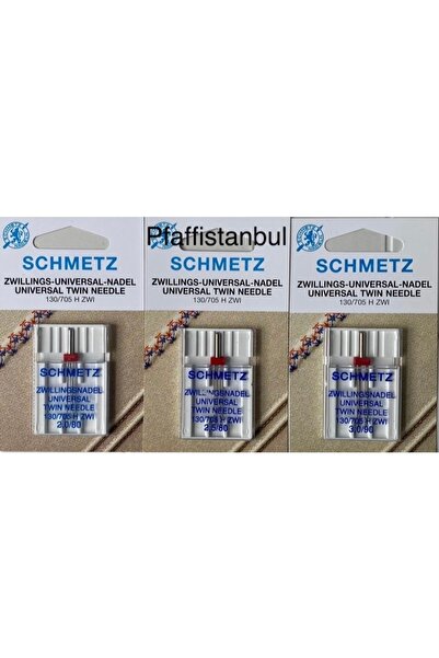 Pfaff Schmetz Çift Iğne Seti 3'lü