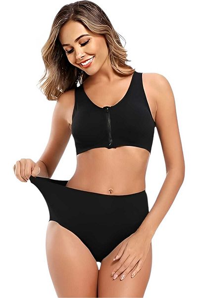 Uniquetrenders Women's Seamless Abdominal Lifting Slip Panties Corset Set of 3