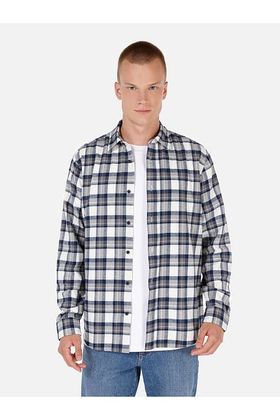 Colin's Navy Blue Men's Shirt U.Sleeve