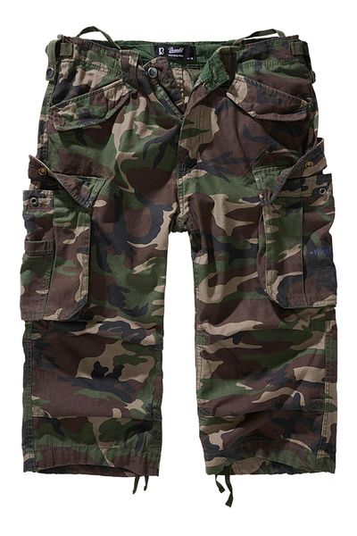 Brandit Herren Industry Vintage Kargo 3/4 Şort