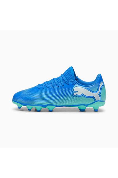 Puma Pantofi de fotbal pentru copii Blue Future 7 Play Fg/ag Jr 107949 -01