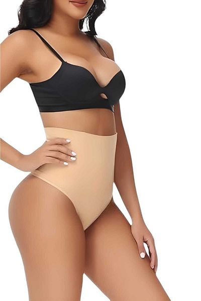Uniquetrenders Women's Seamless High Waist Tummy Tightening String Corset Set of 2