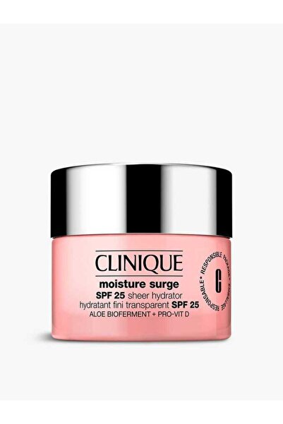 Clinique Moisture Surge™ Spf 25 Nemlendirici Yüz Kremi - 50ml | Aloe Vera Bioferment, Hyalüronik Asit