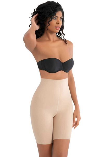 Uniquetrenders Women's Seamless Slimming and Gathering Laser Cut High Waist Leg Corset