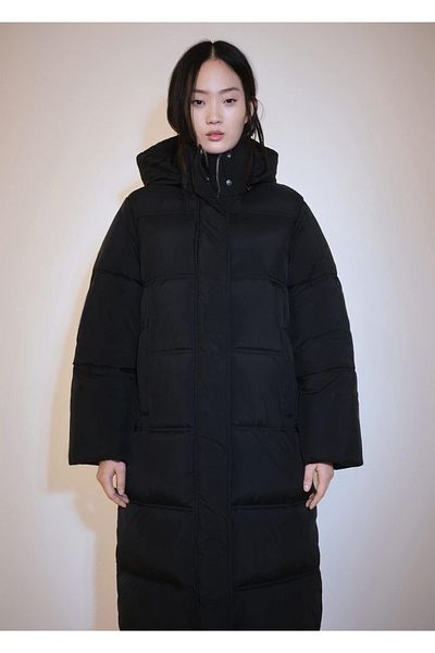 MANGO Woman Gesteppter langer Anorak