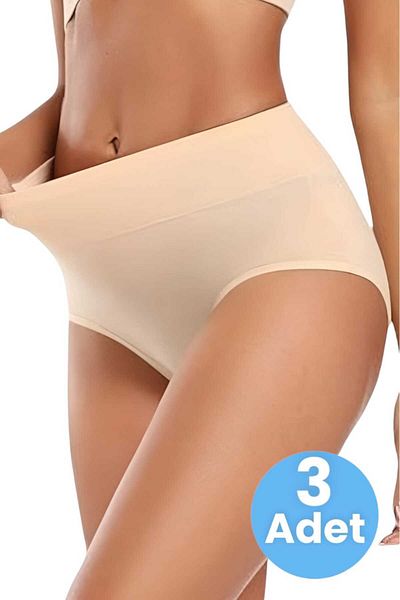 Uniquetrenders Women's Seamless Abdominal Lifting Slip Panties Corset Set of 3