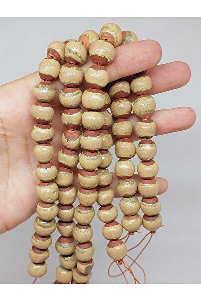 Yasamtohumu Бежевий колір, глазуровані керамічні намистини, 10-12 мм/24 см (5...