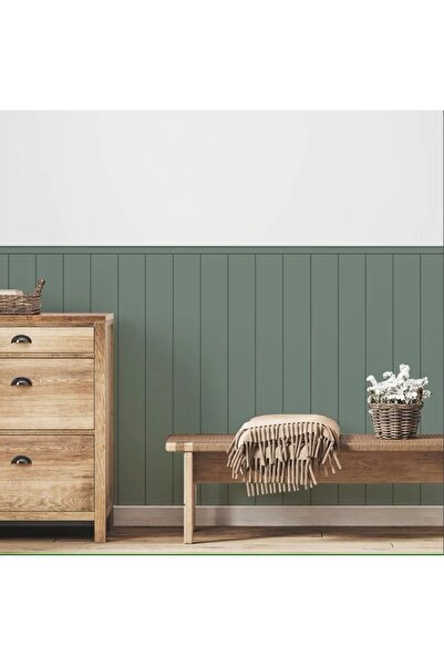 Ev Aşkı Ahşap Panel Görünümlü Duvar Sticker