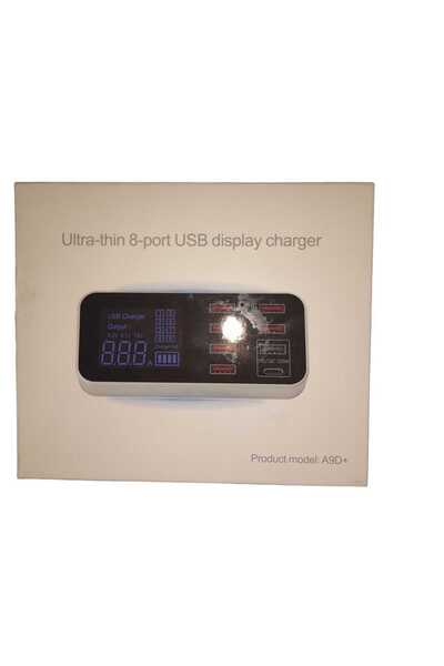 drawingberagrup Qc3.0 8 Port Usb Şarj Cihazı 5v 9a 45w Gerilim Akımı İle L Ek...