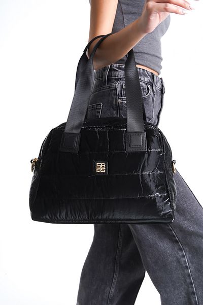 Moda Lime Geantă de parașută gonflabilă de mărime medie pentru femei, cu fermoar, buzunare laterale, model zilnic confortabil și elegant