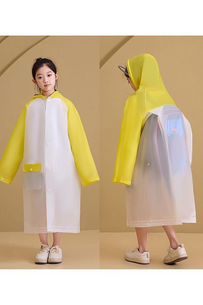 dreamtify Fun Unisex Children's Raincoat with Sticker