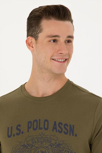 U.S. Polo Assn. Ανδρικό φούτερ Χακί 50270806-VR027