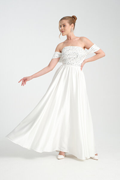 Aurora Rochie de seara din satin