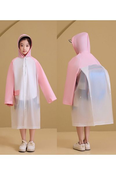 dreamtify Fun Unisex Children's Raincoat with Sticker