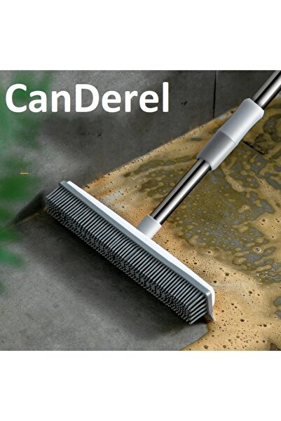 Jetcom Çekpas Kauçuk Fırça Paspas Mop Banyo Vip Turbo Temizlik Ev Araba Zemin Temizlik Çekbaslı