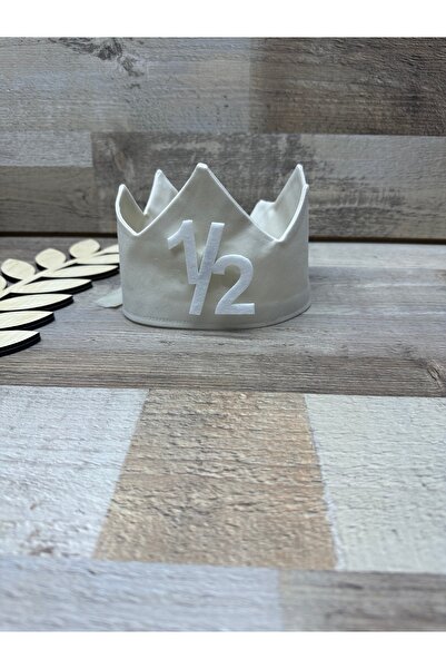 Feriatolye تاج حفلة كريمي للأطفال بنصف العمر