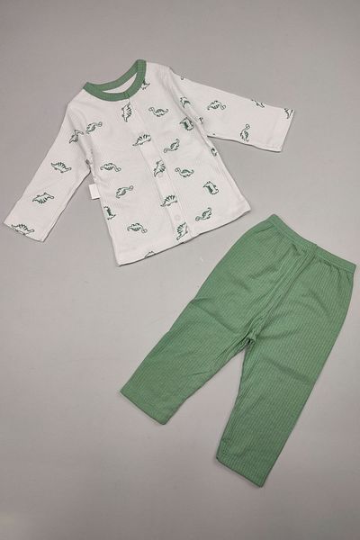 Peki Soft Cotton Dinosaur Baby Pajama Set - Add 5 Pay 4, Gift 15185