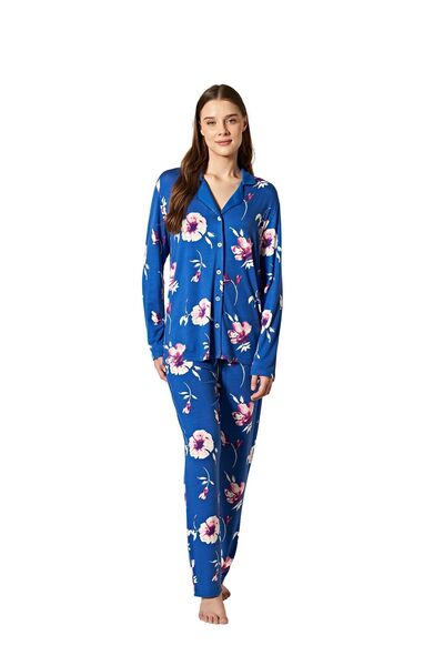 Pijadore Kadın Boydan Düğmeli Pijama Takım 1760