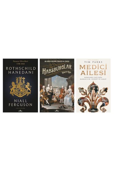 Kronik Yayınları Rothschild Hanedanı / Medici Ailesi / Habsburglar 3 Kitap Set