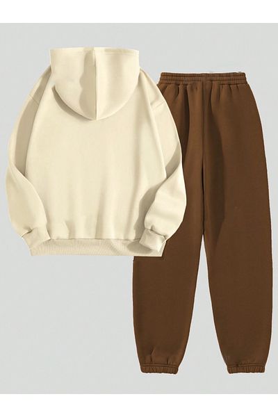 BukuriCO Los Angeles Printed Unisex Sports Set - Hooded, Winter Hoodie