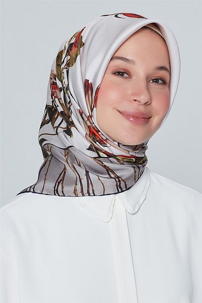 Armine Nostalgia Twill Silk Scarf 18ya7240 31 33