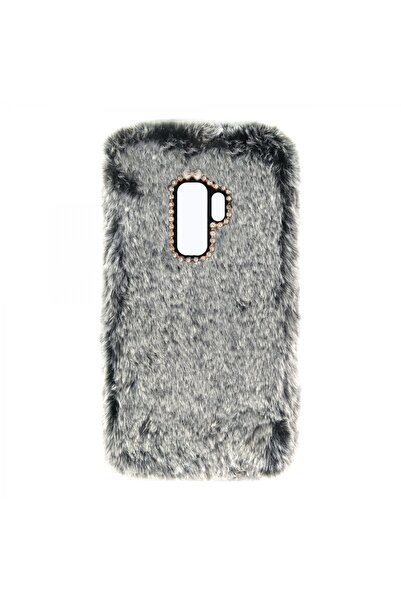 Nettech Samsung Galaxy G965 S9 Plus Uyumlu Peluş Arka Koruma Kılıf - Siyah
