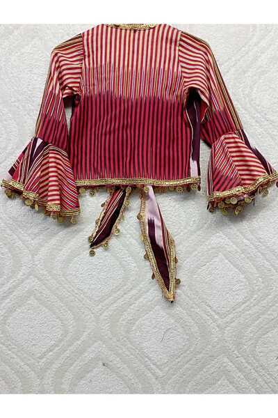 LABELLA COLLECTİON Girl's Monkey Fabric Bolero Skirt Set