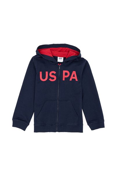 U.S. Polo Assn. Hanorac de bază bleumarin pentru băiat 50269422-VR033