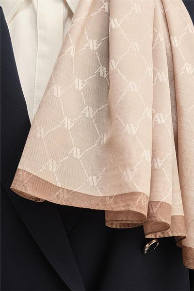 Armine Trend Monogram Shawl - 2 118 122 Μοντέλα